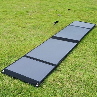 Chargeur de panneau solaire monocristallin portable 60W pour les situations d'urgence
