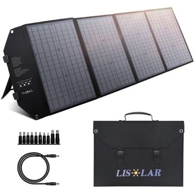 Sac pliable solaire étanche à l'eau, kit de panneau solaire portable léger de 100 W