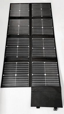 Montage au sol du chargeur de panneau solaire portable pliable 100W 18V pour camping-car