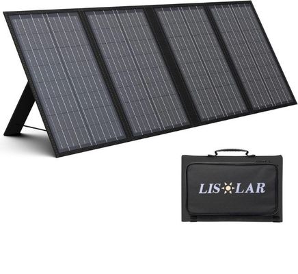 Un sac pliable solaire monocristallin de 60 W, un kit de panneaux solaires pliables portables légers