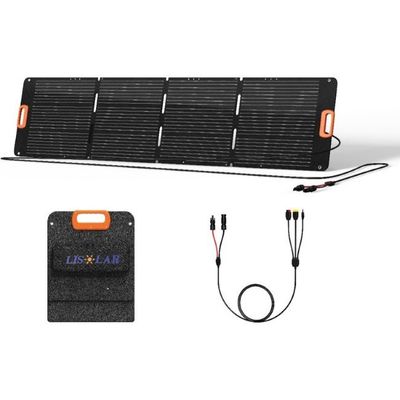 Chargeur de batterie solaire portable pliable ETFE de 80 W pour activités en plein air