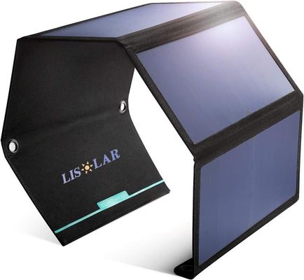 28W chargeur de panneaux solaires pliables sac à main pour le camping 11.1x 6.3x 1.3in